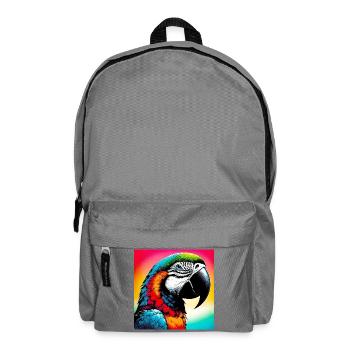 perroquet - Sac à dos - gris éléphant - Devant