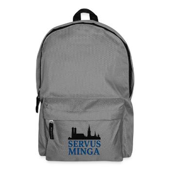 Servus Minga Silhouette Design - Sac à dos - gris éléphant - Devant