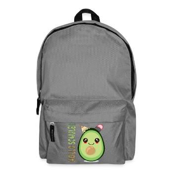 HALLO SCHULE AVOCADO SCHULANFANG SCHULKIND - Rucksack - Mittelgrau - Vorne