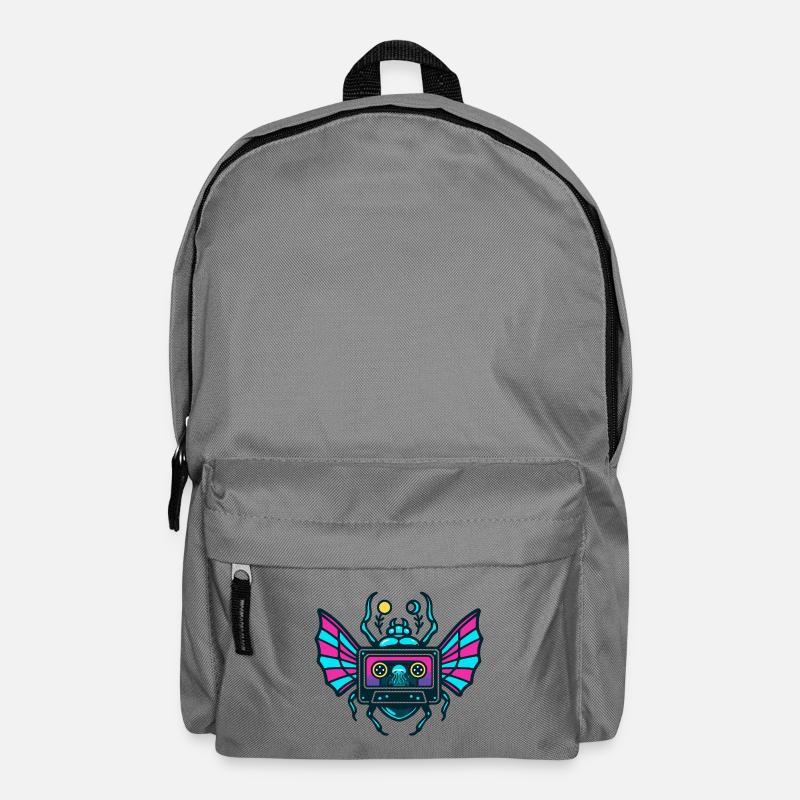 Neon Mixtape Scarab - Backpack - elephant grey