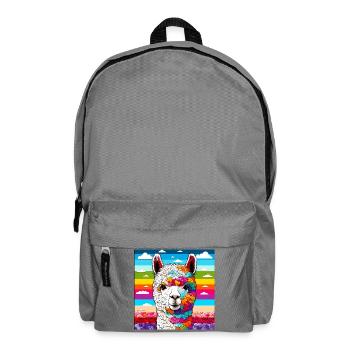 Alpaka - Rucksack - Mittelgrau - Vorne