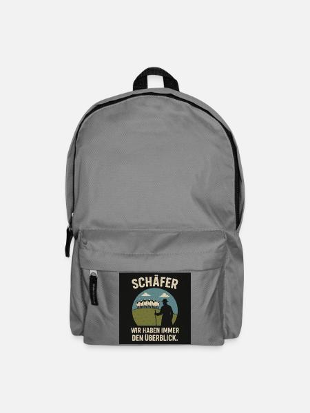 Schäferblick Wir haben Überblick - Rucksack - Mittelgrau