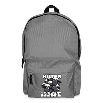 Hüter der Schafe - Hirte - Rucksack - Mittelgrau - Vorne