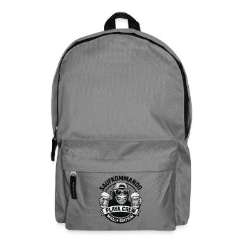 Saufkommando - Playa Crew - Malle Edition  - Rucksack - Mittelgrau - Vorne