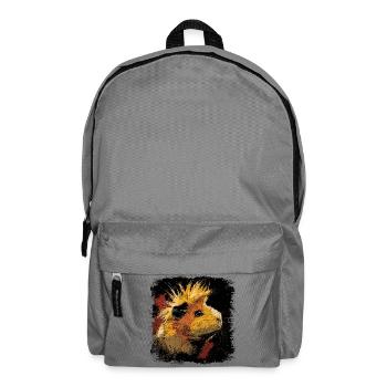 Guinea Pig Punk Rock - Backpack - elephant grey - Front