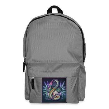 Mythical Serpent Guitar Illustration - Backpack - elephant grey - Front
