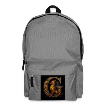 G – Magic Ornament with Griffin - Backpack - elephant grey - Front