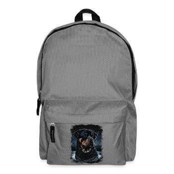 Chien Rottweiler - Sac à dos - gris éléphant - Devant