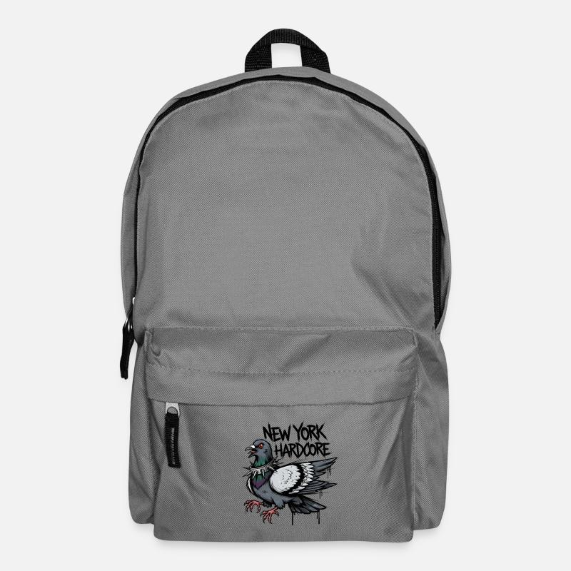 New York Hardcore Pigeon Design - Rucksack - Mittelgrau