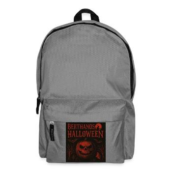 Berthanos Halloween Halloween Citrouille Design - Sac à dos - gris éléphant - Devant