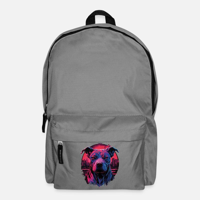 American Staffordshire Terrier - Backpack - elephant grey