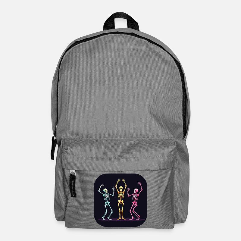 Halloween Skeleton Dancer Dancing - Backpack - elephant grey