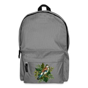 Colorful bird - Backpack - elephant grey - Front
