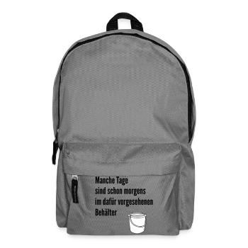 Day in the bucket - Backpack - elephant grey - Front