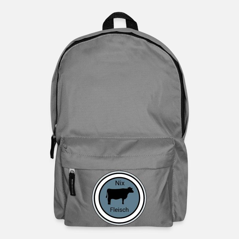 Nix Fleisch Silhouette - Rucksack - Mittelgrau