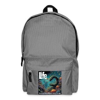 Life Cycle Underwater World Illustration - Backpack - elephant grey - Front
