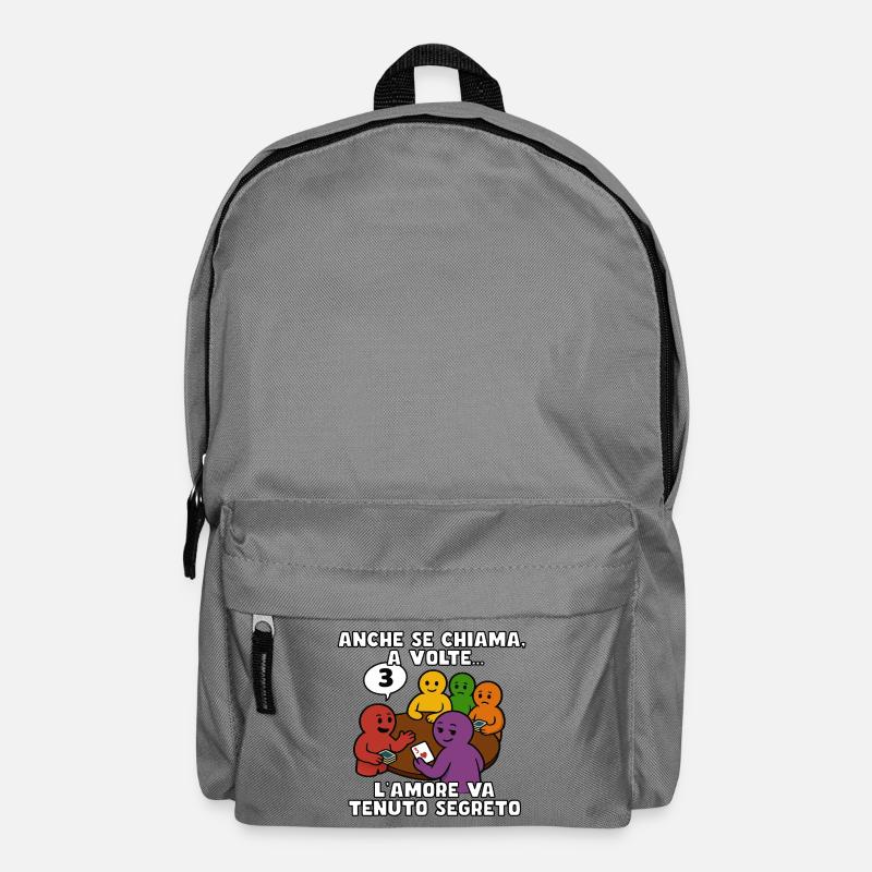 Trumpfs Ruf, verleugnetes Herz - Rucksack - Mittelgrau