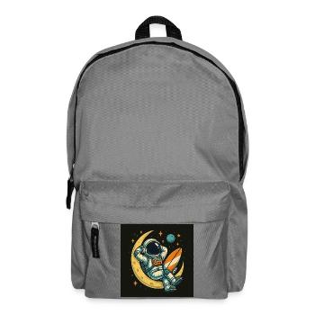 Mondkosmos Astro Surfer - Rucksack - Mittelgrau - Vorne