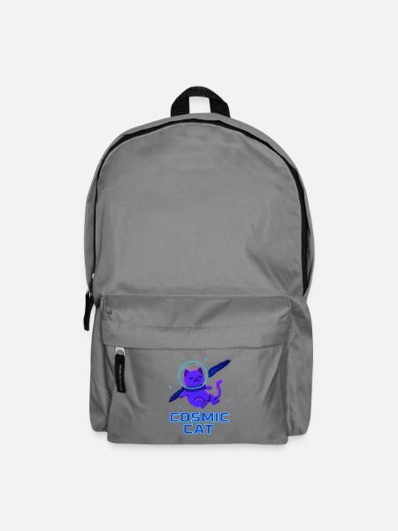 Kosmische Katze Neon - Rucksack - Mittelgrau