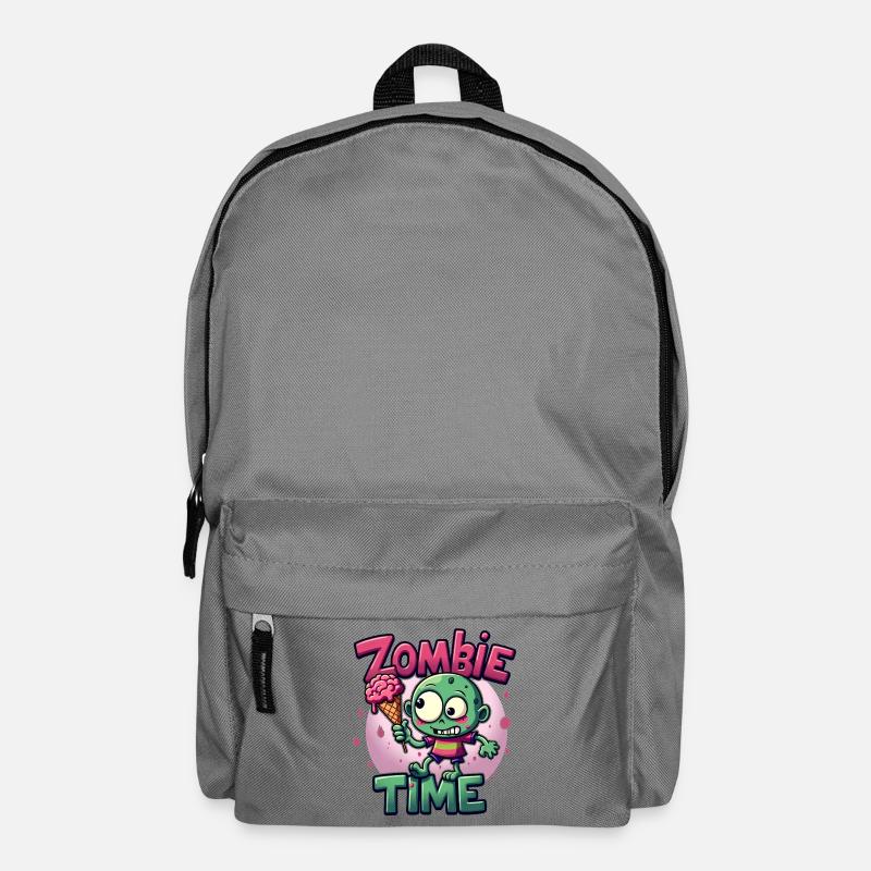 Zombie Time Eiscreme Comic - Rucksack - Mittelgrau