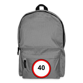 40sCircle Signet - Backpack - elephant grey - Front