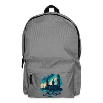 Malmö Stadt Schweden cool maritim Geschenk - Rucksack - Mittelgrau - Vorne