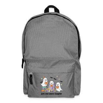 Bookish Ghosts by Candlelight - Backpack - elephant grey - Front