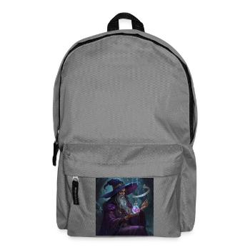 Forest Wizard and Vial - Backpack - elephant grey - Front