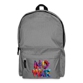 Pas d’explosion de couleurs de guerre - Sac à dos - gris éléphant - Devant