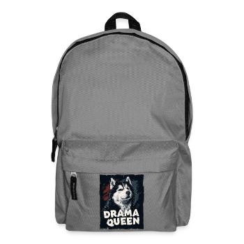 Husky Drama Queen - Backpack - elephant grey - Front