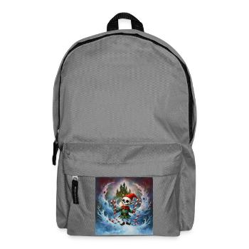 Weihnachten Skelett Elf - Rucksack - Mittelgrau - Vorne