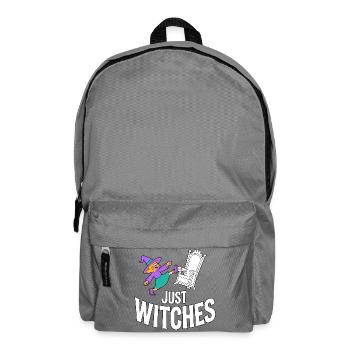 Juste des sorcières Sorcières Pouvoir Halloween - Sac à dos - gris éléphant - Devant