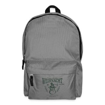 Schneemann - Rucksack - Mittelgrau - Vorne