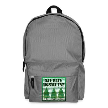 CHRISTMAS DIABETES INSULIN - Backpack - elephant grey - Front