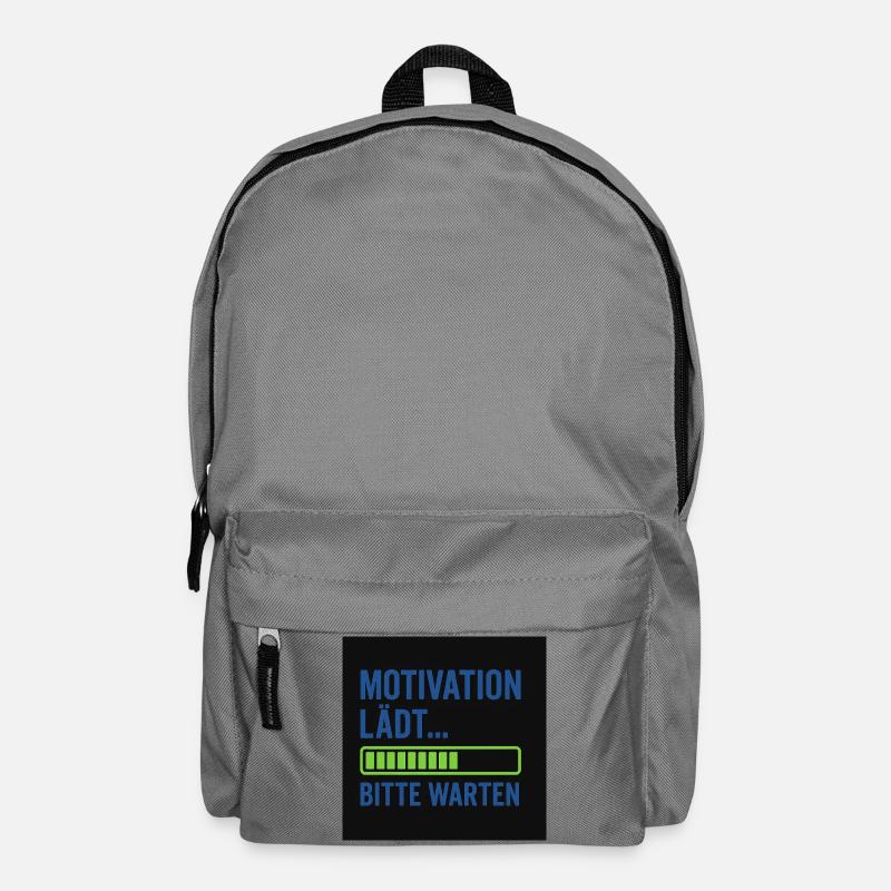 Motivation lädt... Bitte warten - Rucksack - Mittelgrau