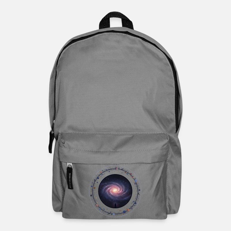 Galactic view in the star wreath - Backpack - elephant grey