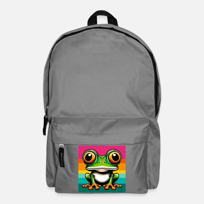 frog - Backpack - elephant grey