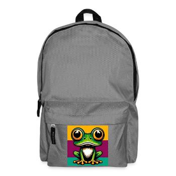 grenouille - Sac à dos - gris éléphant - Devant