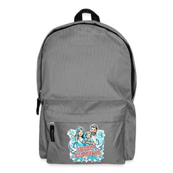 Merry Christmas from the Holy Family - Backpack - elephant grey - Front