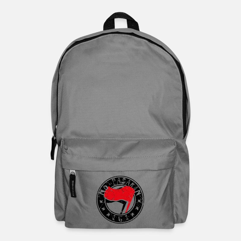 no pasaran 161 logo - Rucksack - Mittelgrau