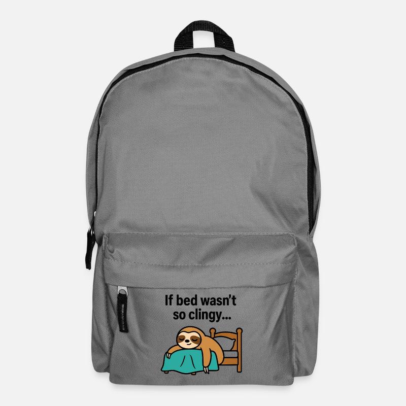 Clingy Bed Sloth - Backpack - elephant grey