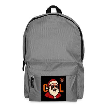 Sinterklaas mit Sonnenbrille - Rucksack - Mittelgrau - Vorne