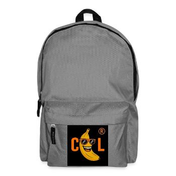 Cool Banana with Sunglasses - Backpack - elephant grey - Front