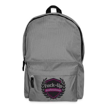 Fuck-Up Professional - Backpack - elephant grey - Front