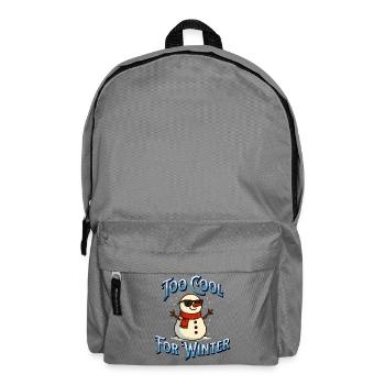 Trop frais pour le bonhomme de neige d’hiver - Sac à dos - gris éléphant - Devant