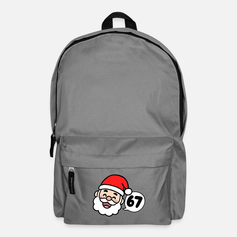 Le Père Noël dit 67 - Sac à dos - gris éléphant