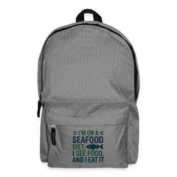 I'm Here For The Snacks And The Science Dietitian  - Backpack - elephant grey - Front