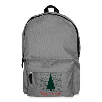 Minimalist Christmas greetings - Backpack - elephant grey - Front