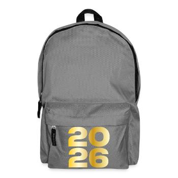 Cadeau vintage 2026 - Sac à dos - gris éléphant - Devant