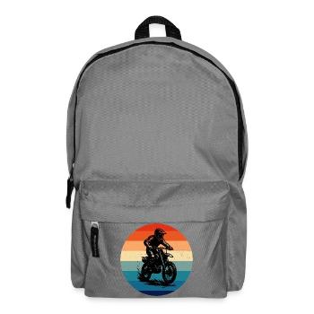 Great Motocross Gift for Motocross - Backpack - elephant grey - Front